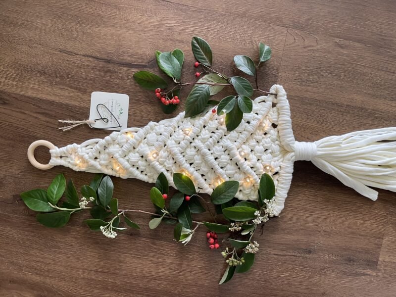Patrón Arbol Navidad Macramé - Imagen 8