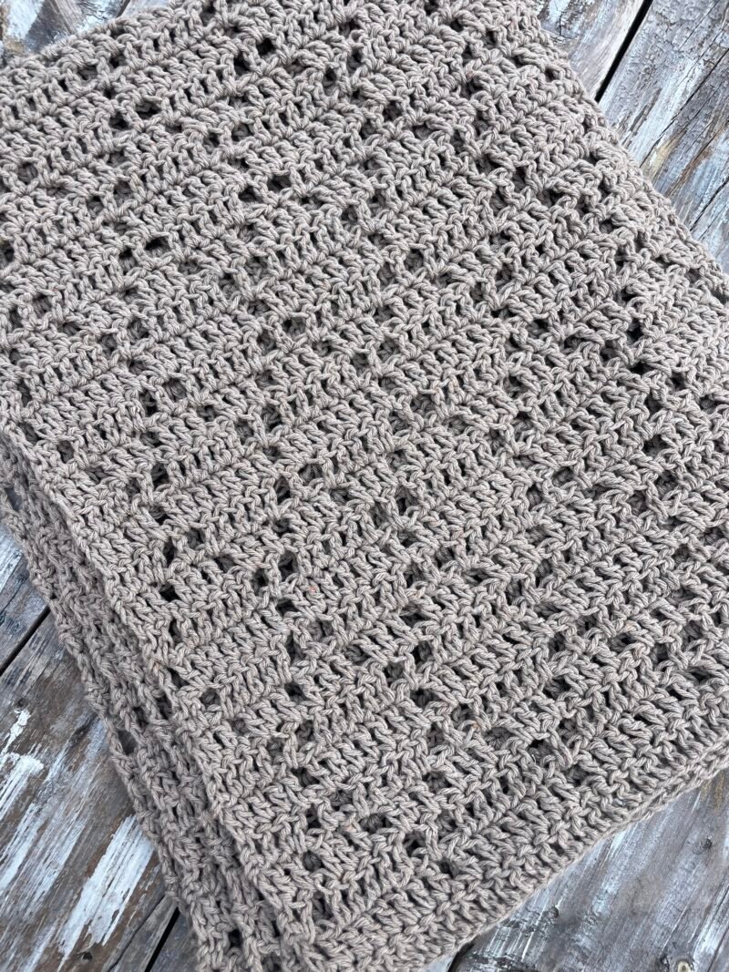 Patrón Tejido a Rombos en Crochet - Imagen 4