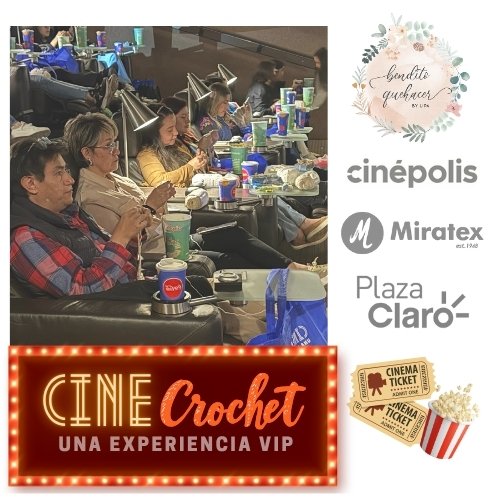CineCrochet Plaza Claro Bogotá Agosto 9/25