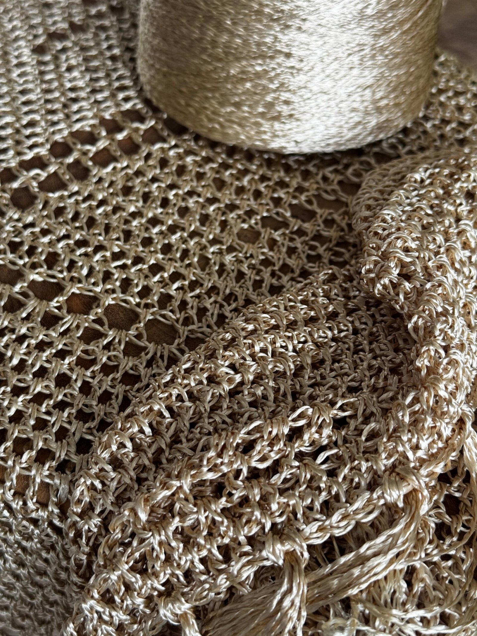 Hilado para tejer el CHAL ISA a Crochet - Imagen 9